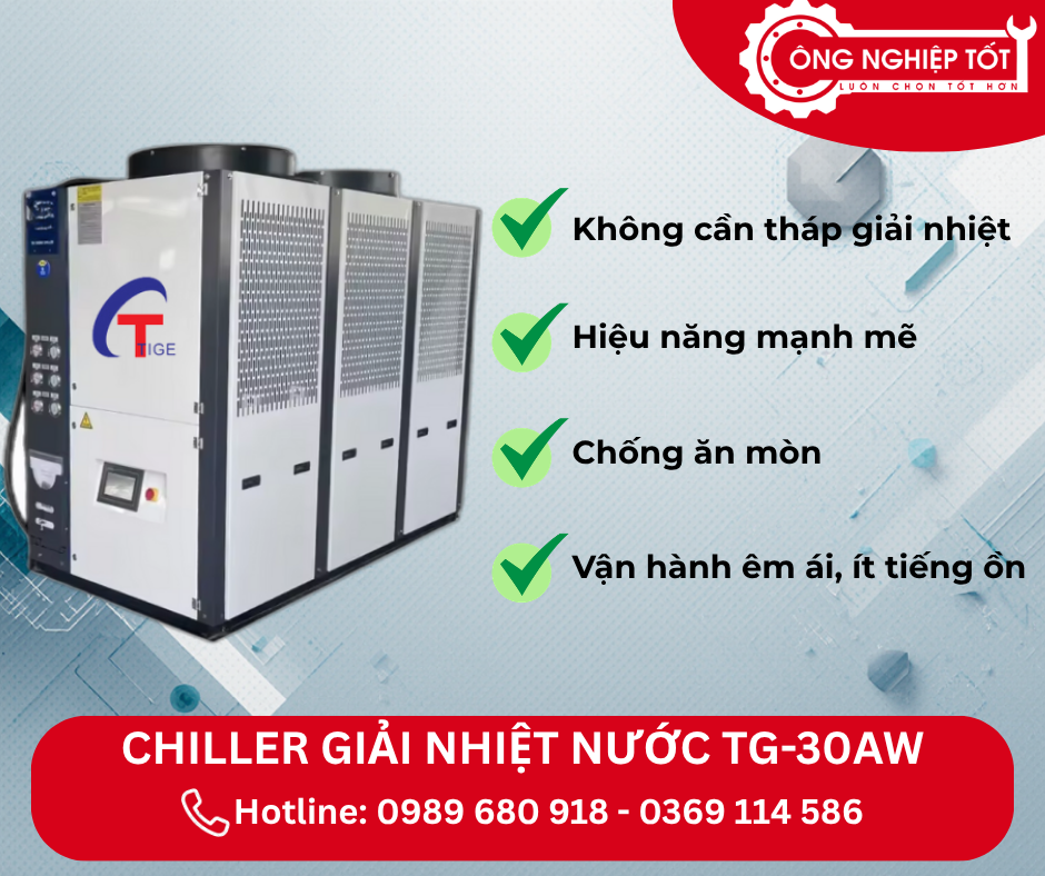 Những ưu điểm nổi bật của Chiller TG-30AW